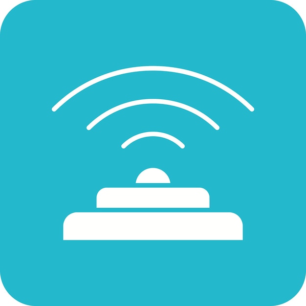 Infrarood sensor icoon vector afbeelding Kan worden gebruikt voor Smart Home