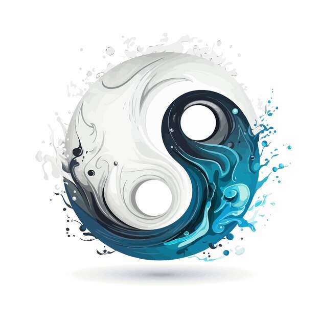 Vettore ing_yang_symbol_of_harmony_and_balance