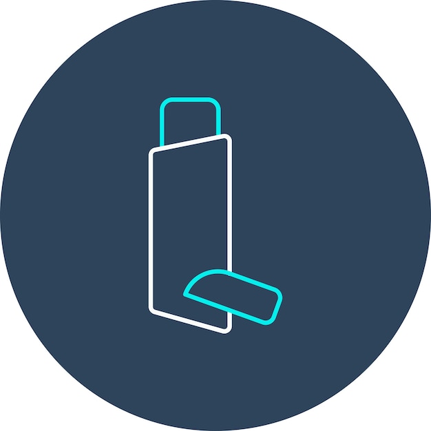 Inhaler vector icon can be used for pharmacy iconset