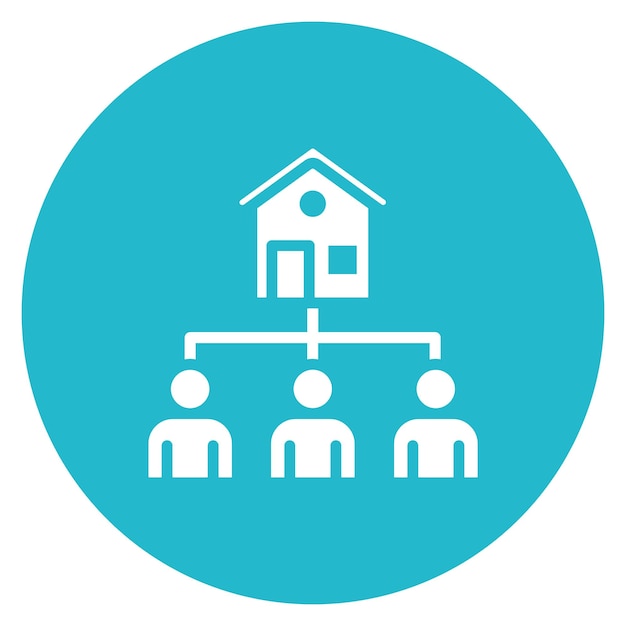 Inheritance icon vector afbeelding Kan worden gebruikt voor Inheritancy