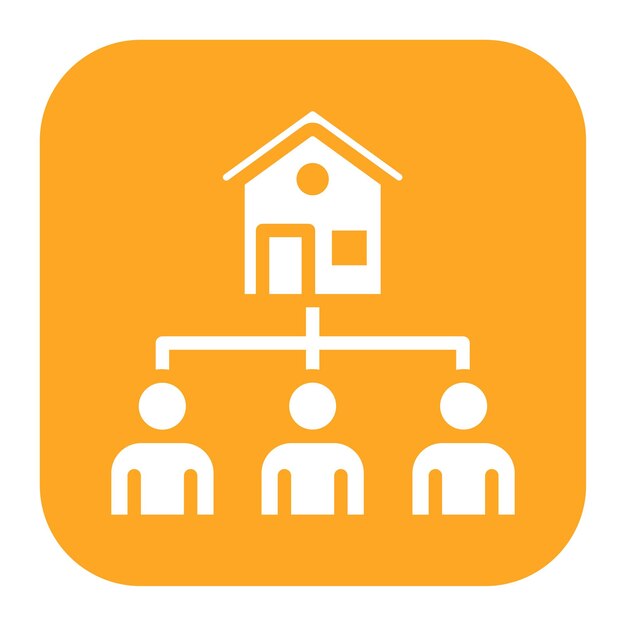 Inheritance icon vector afbeelding Kan worden gebruikt voor Inheritancy
