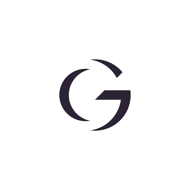 Initia G logo vector sjabloon creatief logo symbool