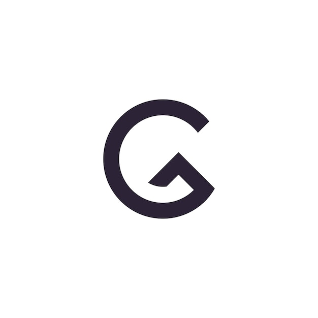 Initia G logo vector template creative logo symbol