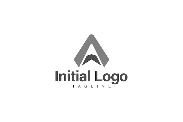 Initiaal a logo design vector