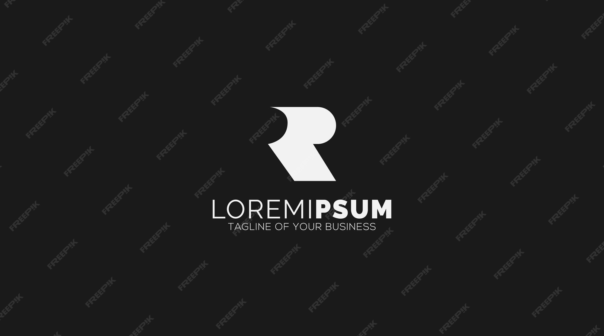 Premium Vector | Initial abstract r logo design icon vector