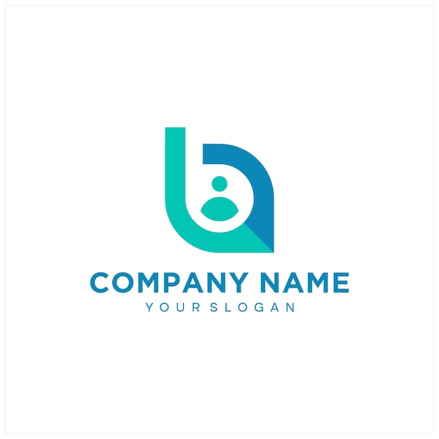 Initial b letter modern logo b icon modern user business logo