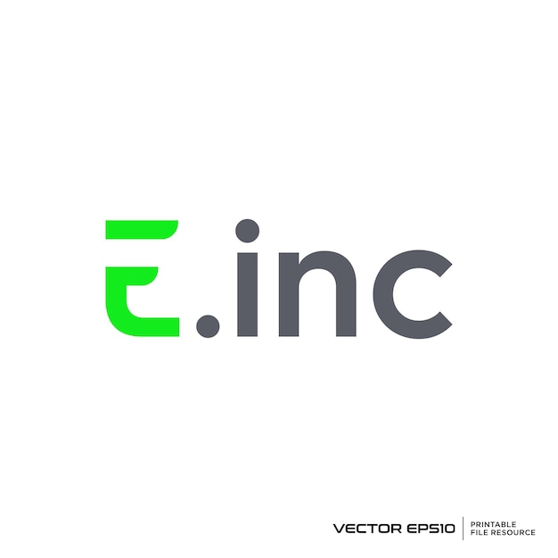 Initial E logo vector illustration