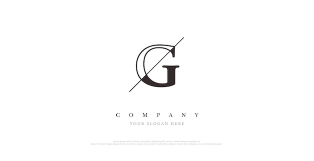 Initial G Logo Design Vector