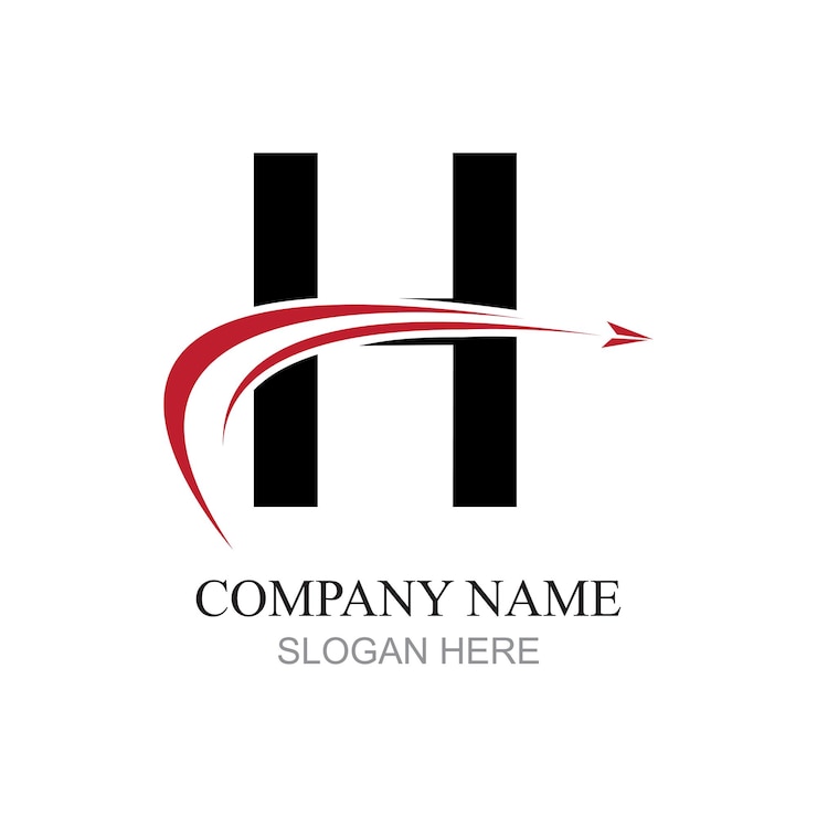 Vector initial h letter logo design vector template monogram and creative alphabet letters icon illustration