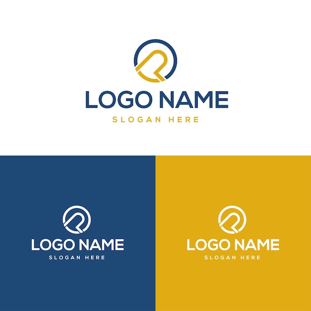 Design iniziale del logo del monogramma o e p di quest'ultimo vettore premium