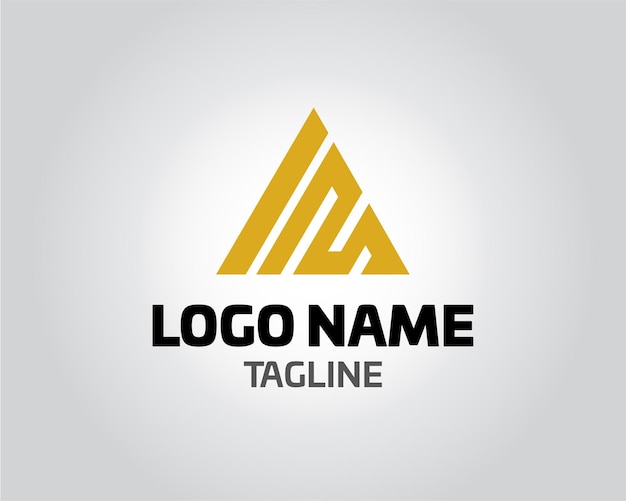 Первоначальная буква шаблон векторного дизайна логотипа абстрактный алфавит вектор логотипа логотип с инициалами элементы шаблона дизайна значка логотипа буква a простой и чистый начальный логотип a