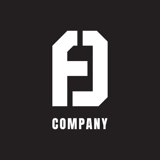 Initial letter AD logo design