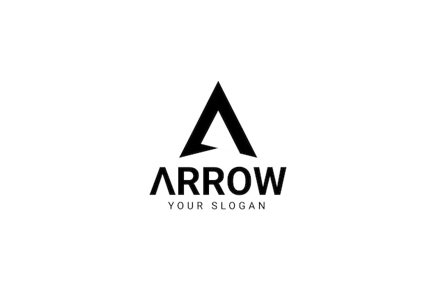 Initial Letter A Arrow With Arrowhead For Archer Archery Outdoor Apparel Gear Hunter Logo Design