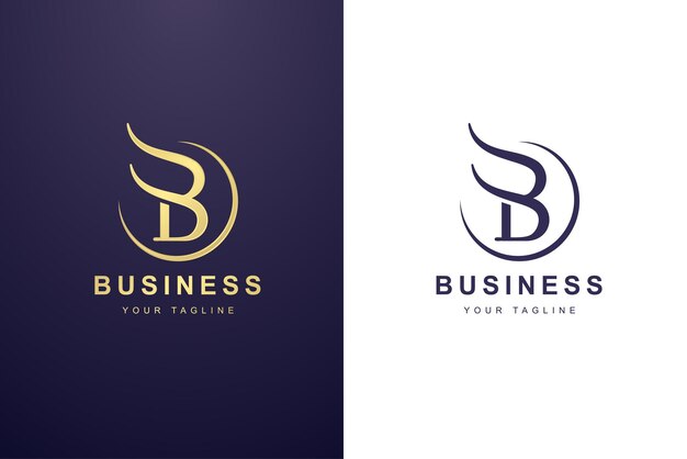 Initial Letter B Logo For Business or Beauty Company.