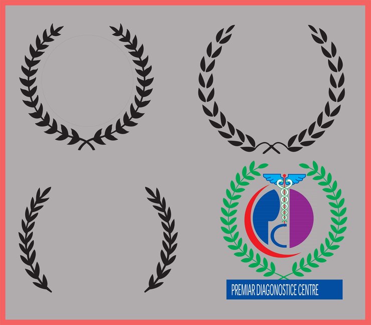 Initial letter BD logo with Feather Company Name Simple and Clean Design Vector Logo for Business