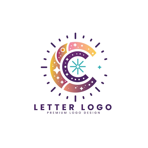 Initial letter c concept logo design vector template