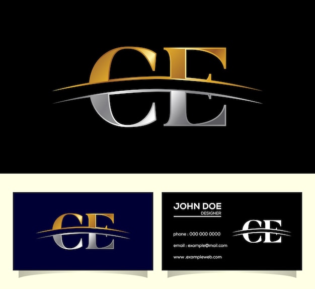 Начальный вектор дизайна логотипа CD. Графический символ алфавита для фирменного стиля