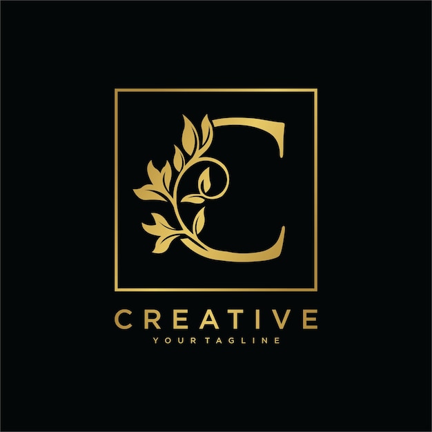 Initial letter c logo and beauty design inspiration