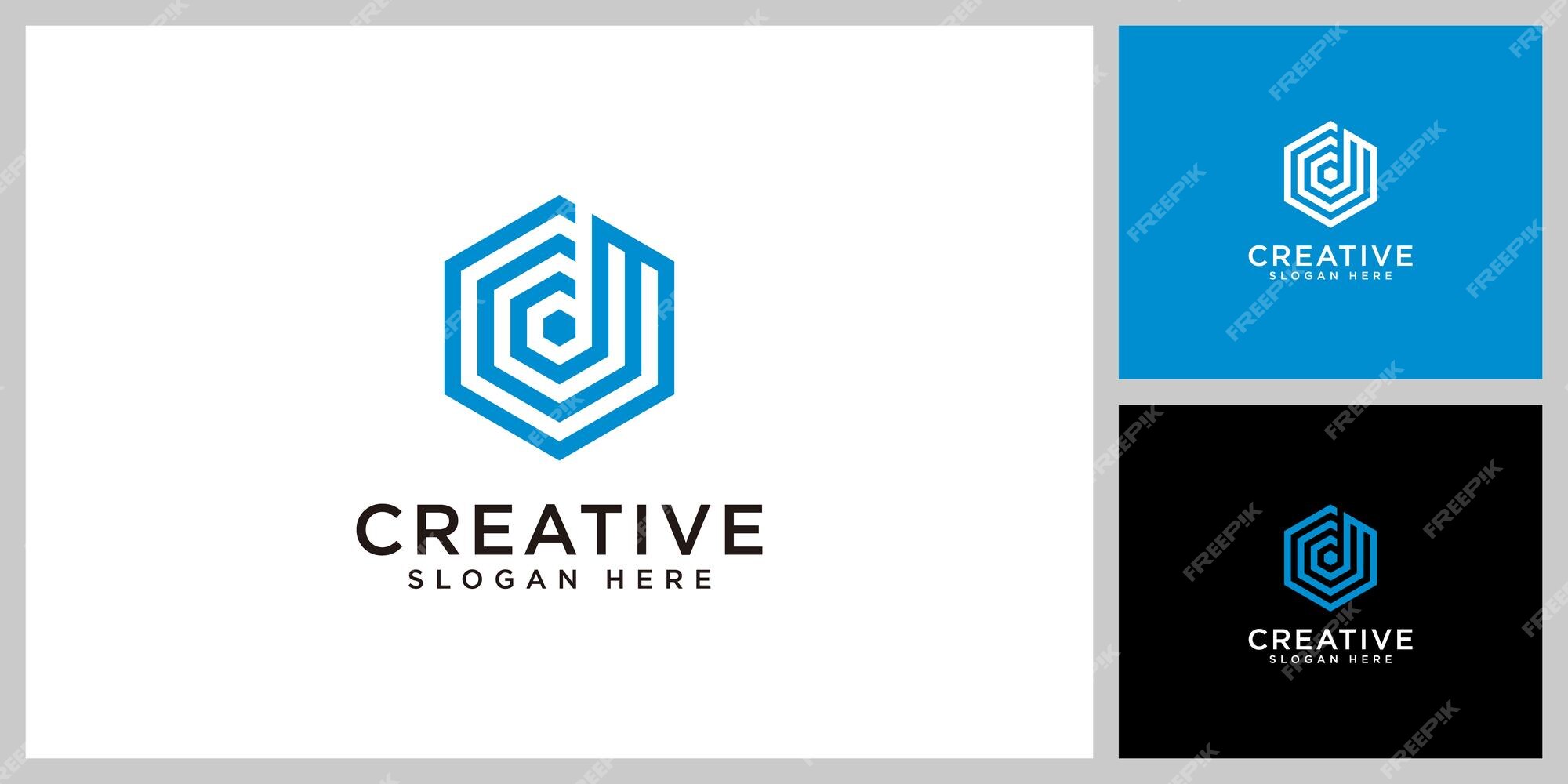 Premium Vector | Initial letter d logo vector design