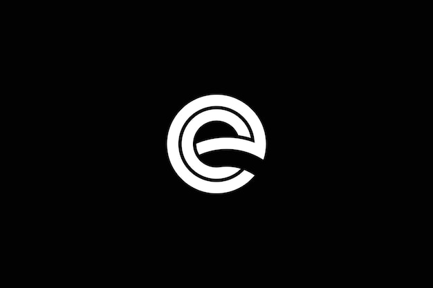 Initial letter EC CE E C Logo Design Vector Template Element