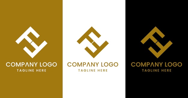 Initial letter ff logo design outstanding creative modern symbol sign