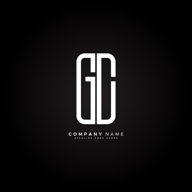 initial letter gc logo simple business logo