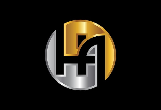 Initial Letter H A Logo Design Vector. Graphic Alphabet Symbol For Corporate Business Identity