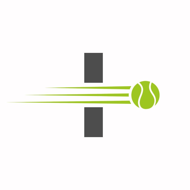 Initial Letter I Tennis Logo Tennis Sports Logotype Symbol Template