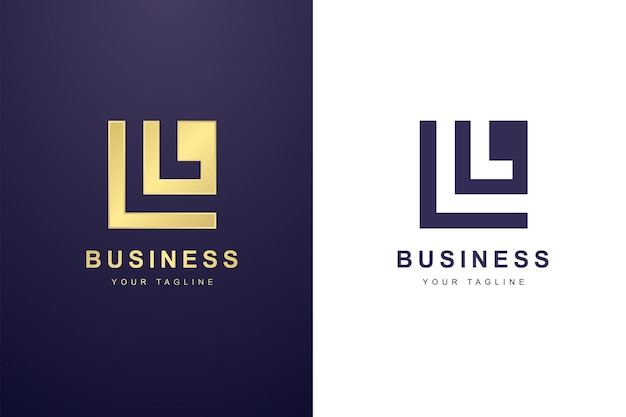 Initial letter l logo for business or media company.