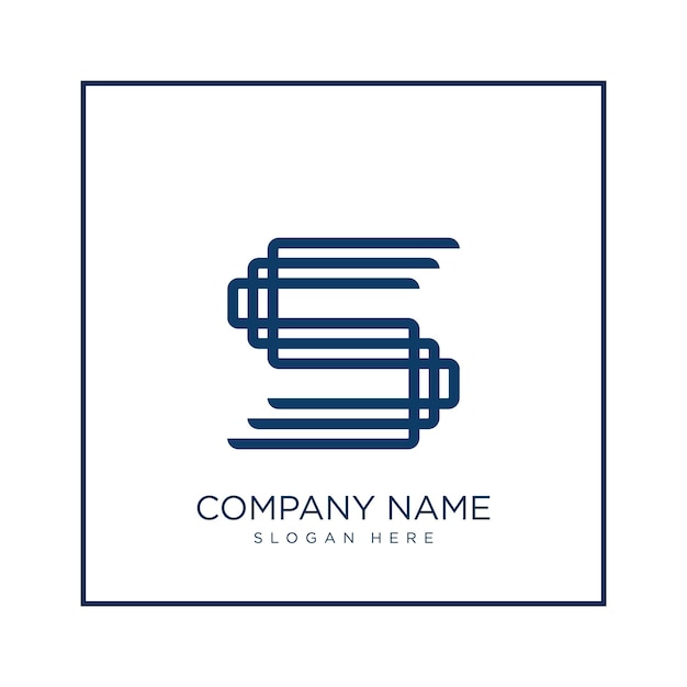 Modello di business del logo della lettera iniziale