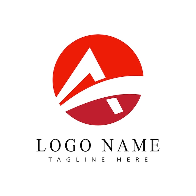 A initial letter logo vector template design