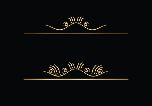 Modello di logo di lusso lettera iniziale in grafica vettoriale per ristorante e altre illustrazioni vettoriali