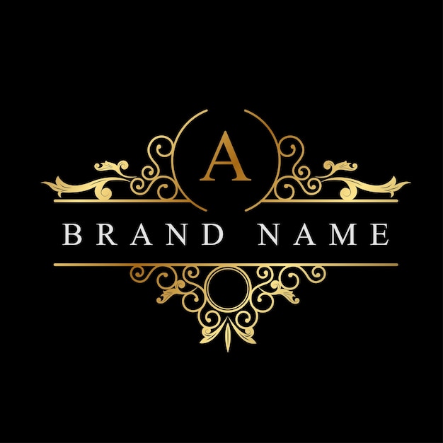 Шаблон логотипа Initial Letter Luxury в векторном искусстве