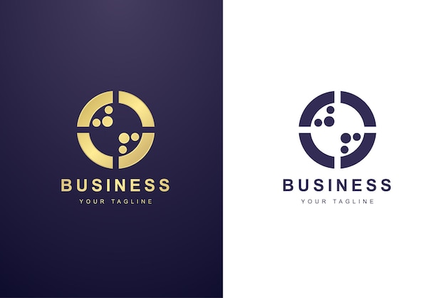 Initial Letter O Logo For Business or Media Company.