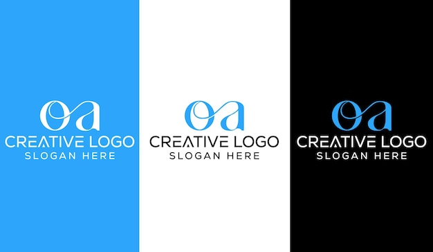 Premium Vector | Initial letter oa logo design monogram creative modern ...