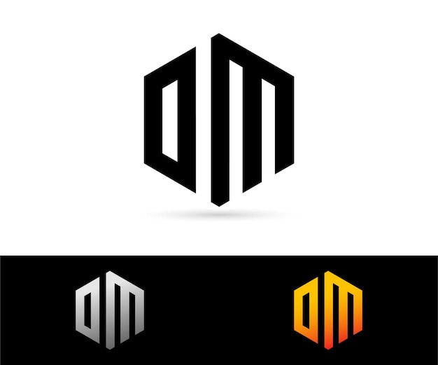 Буквица OM логотип