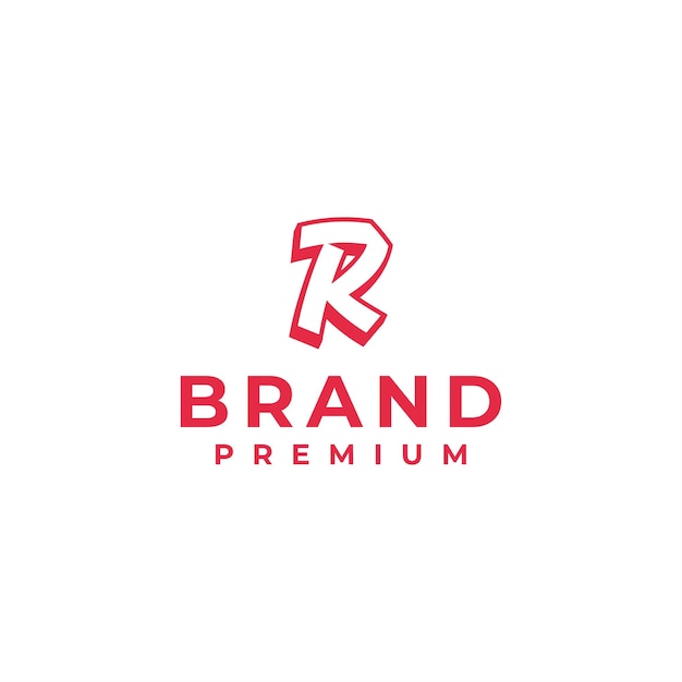 initial letter r premium luxury logo design for apparel luxury app mobile real estate