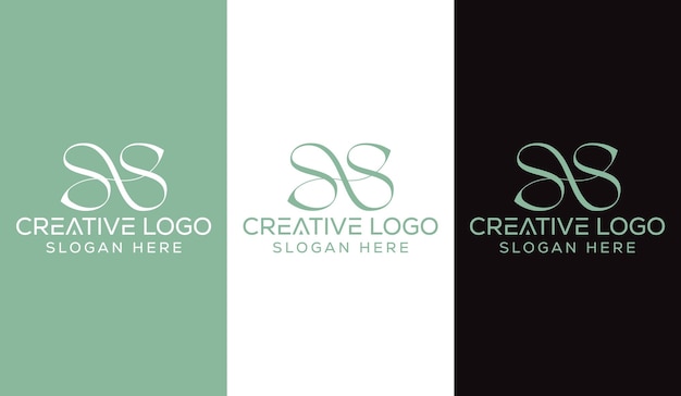 Initial Letter Ss Logo Design Monogram Creative Modern Sign Symbol Icon