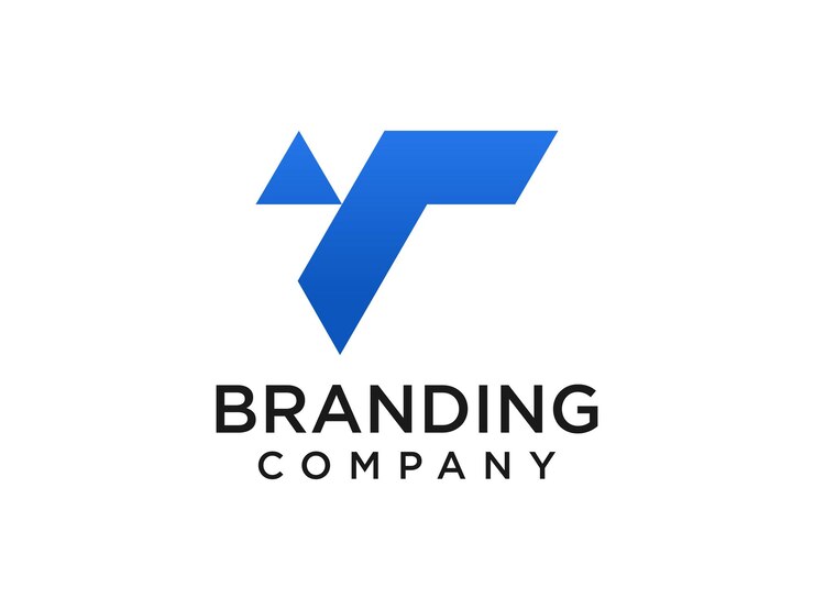 Initial Letter T Logo. Monogram Linear Style isolated on White Background.