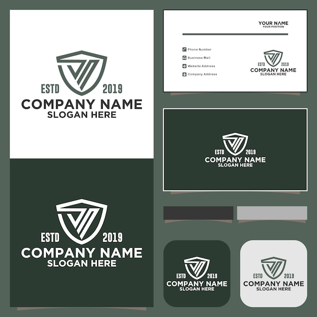 Initial letter ON triangle shape shield icon logo design vector illustration.