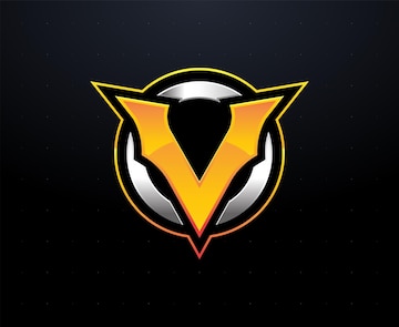 Premium Vector | Initial letter v e-sports gaming logo