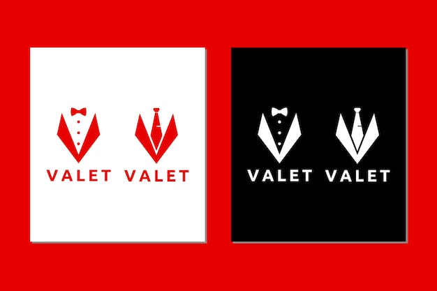 Initial Letter V Valet Bow Tie Icon Logo Vector Design Set