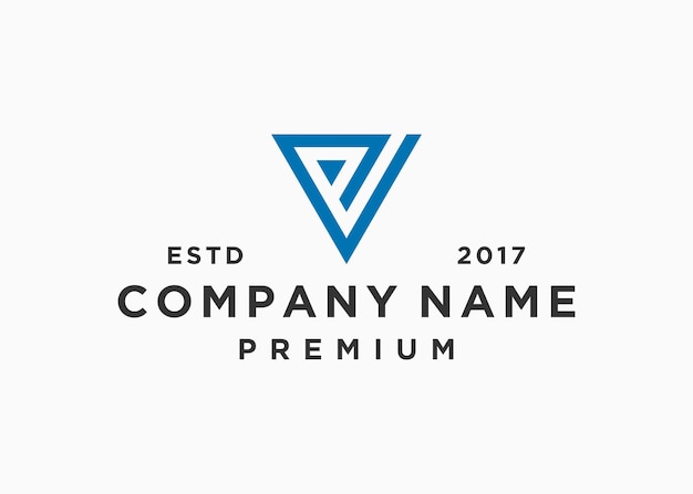 초기 문자 ve 또는 ev 로고 디자인 벡터 일러스트 템플릿