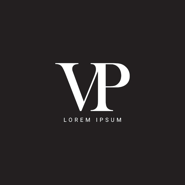 Premium Vector | Initial letter vp logo vector template