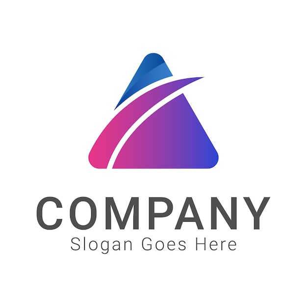 首字母A与科技标志设计三科技标志
