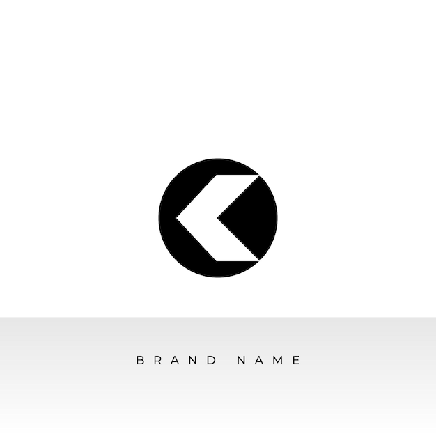 Вектор Инициальные буквы k дизайн шаблона логотипа в нескольких формах элементы дизайна значка логотипа в файле eps