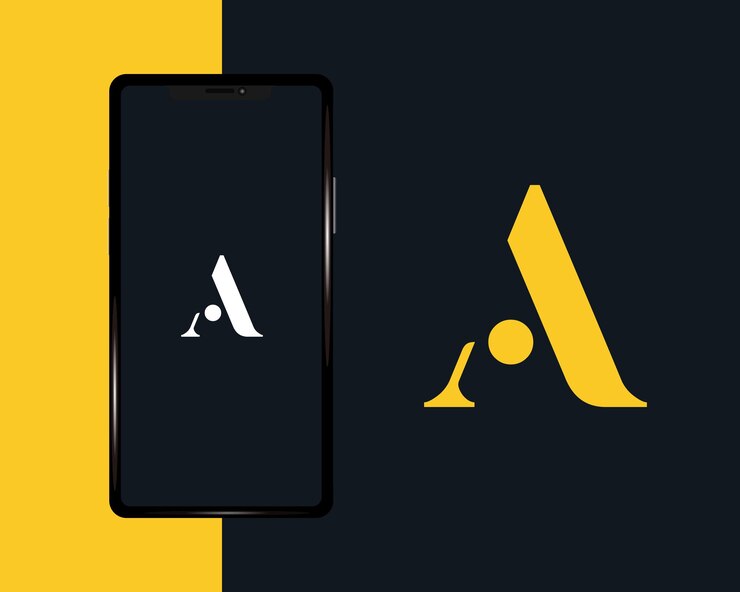 वेक्टर initial a logo design template