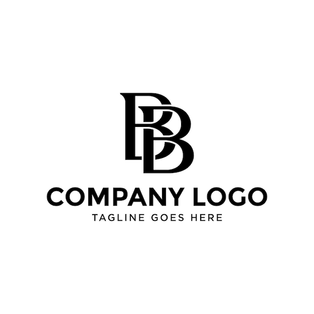 initial logo design two B