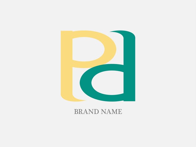 Vector initial logo letter brand