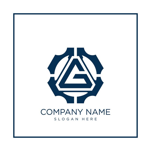 Vector initial logo template